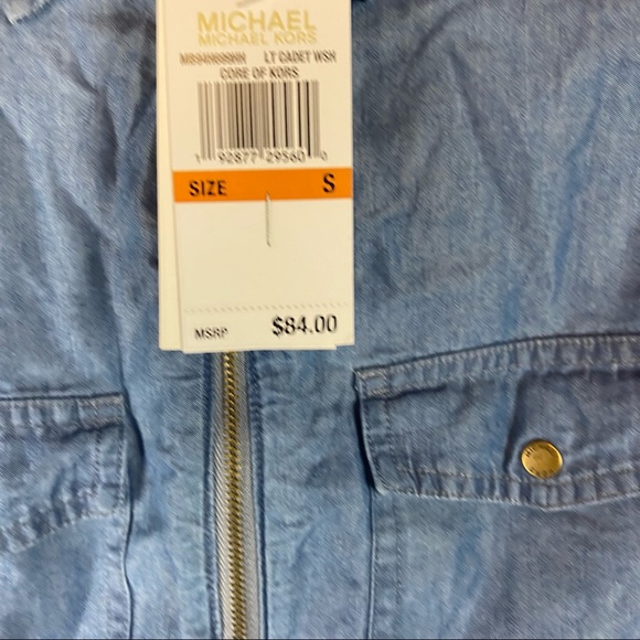 Michael Michael Kors Zip up Top NWT - Picture 9 of 10